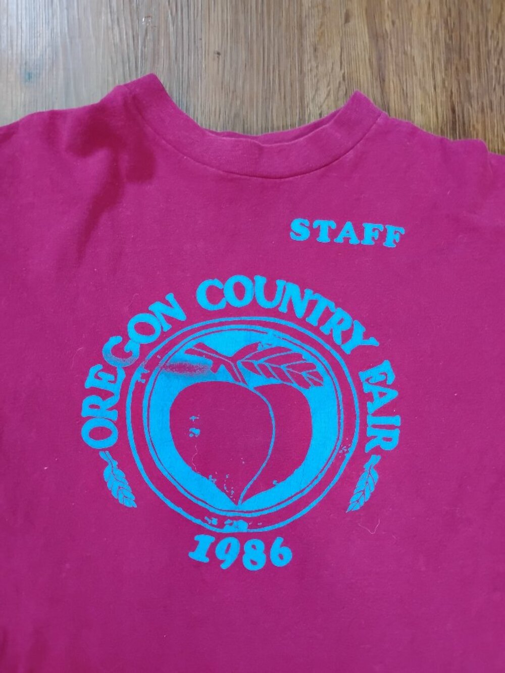 Vintage Oregon Country Fair Staff 1986 T-Shirt